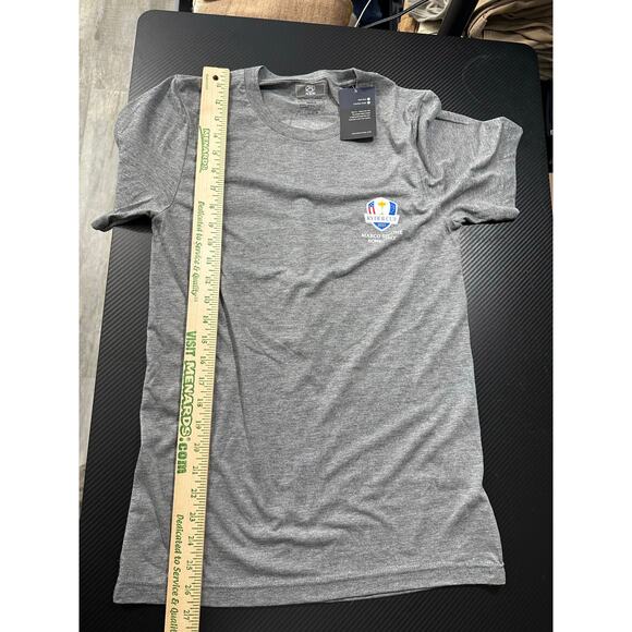 Ryder Cup 2023 Graphic Tee NEW Size Small Grey Marco Simone Rome, Italy - Picture 5 of 10
